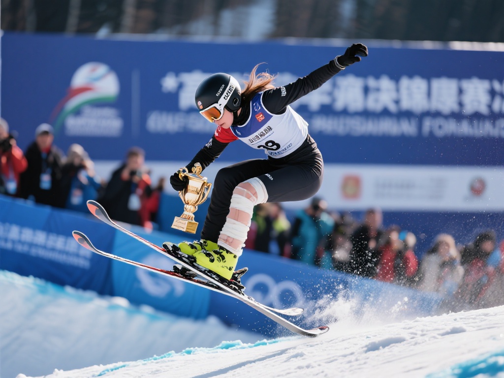 世界自由式滑雪锦标赛空中技巧决赛精彩呈现